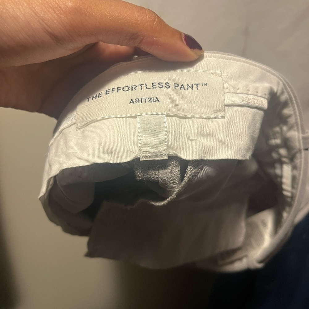 Aritzia The Effortless Pant in Cream